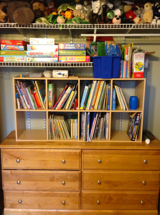 Bookshelf-dresser