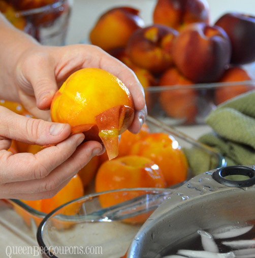 Peel-peaches-remove-skin-boil-water