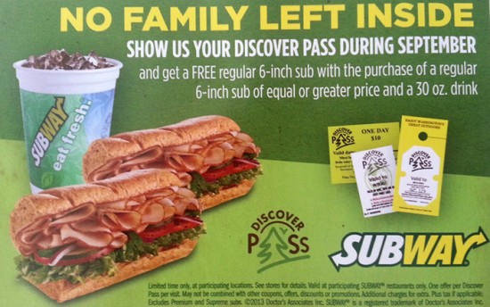Discover-Pass-Subway-free-sandwich