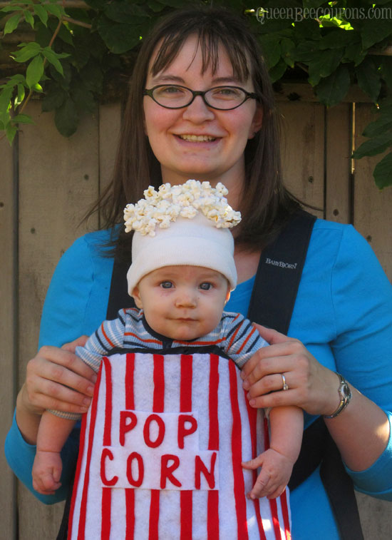 Baby-in-Bjorn-costume-Popcorn