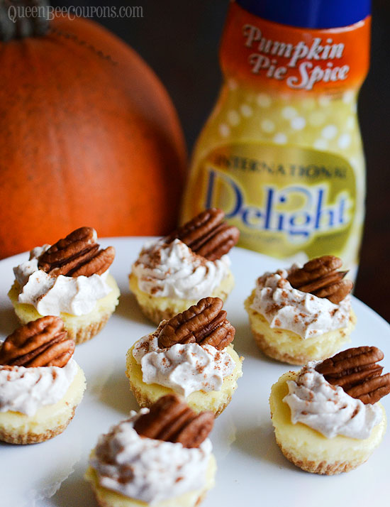 Pumpkin-Pie-Spice-Mini-Cheesecakes-international-delight