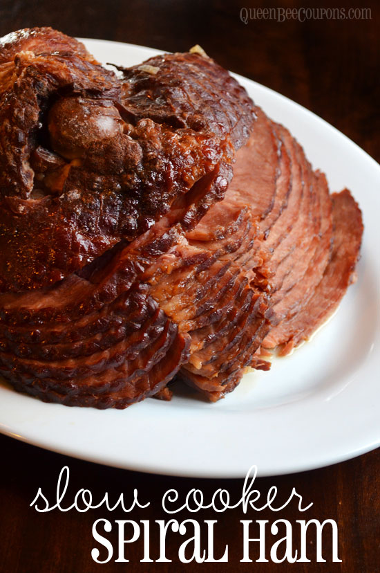 Slow Cooker Crockpot Ham. This is an easy way to make ham - especially spiral ham!