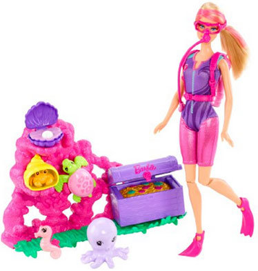 Barbie-I-can-be-ocean-treasure-explorer-doll-set