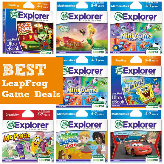 Mini Game Greatest Hits Leap Frog Leapster Explorer Cartridge Learning Game