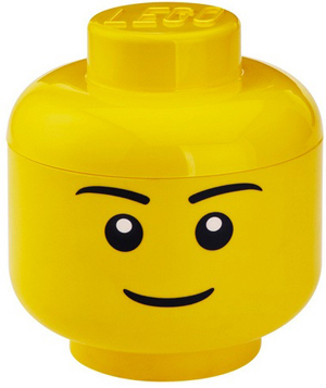 LEGO-Storage-Head-yellow