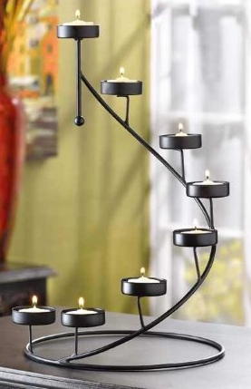 Tea-light-candle-holder-spiral
