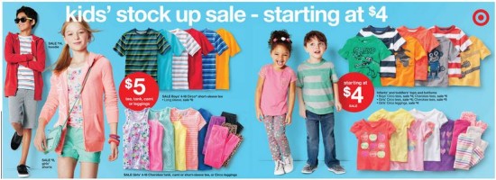 Target - Children's Circo and Cherokee clothes as low as $3.40