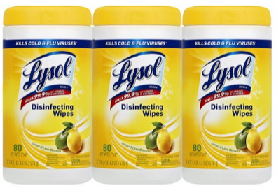 Lysol Disinfecting Wipes Value Pack, Lemon and Lime