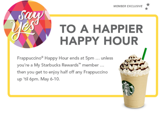 Starbucks-Rewards-Members-Frappucino-Happy-Hour-Extended-hours