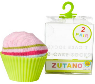 Zutano-Baby-Girls-Anklet-Socks-Cupcake