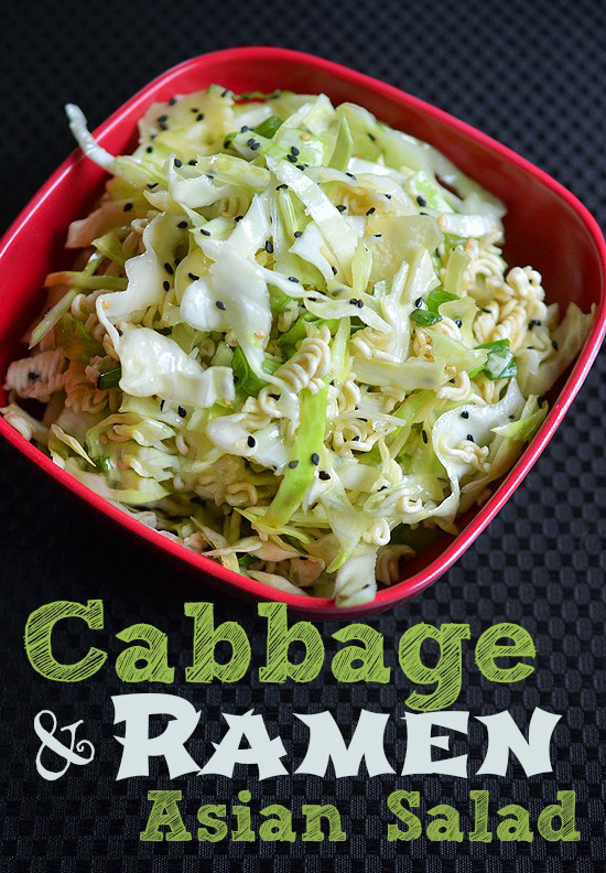 Cabbage Ramen Asian Salad Recipe slaw