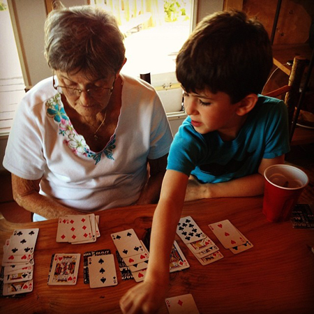 Grandma-teaching-cards