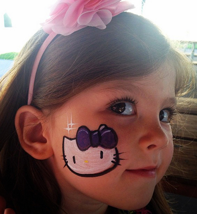 Hello-Kitty-face-painting
