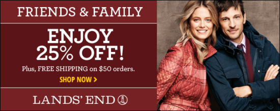 Lands End Friends and Family sale