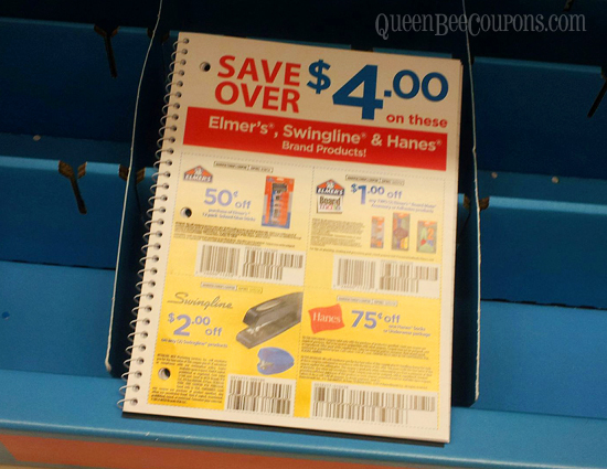 Coupons-inside-notebook-Target-70-off