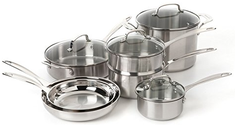 Cuisinart CLCS-11 11piece stainless steel cookware set