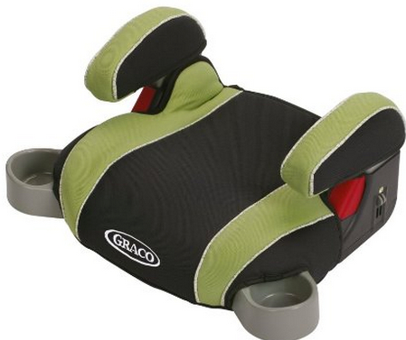 Graco-Backless-Turbobooster-Car-Seat-Green