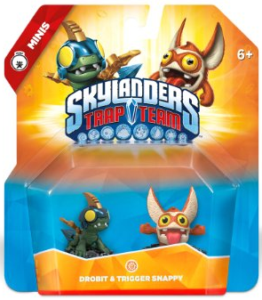 Skylanders Trap Team Minis - Drobit and Trigger Snappy