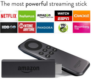 Amazon Fire TV Stick with channels