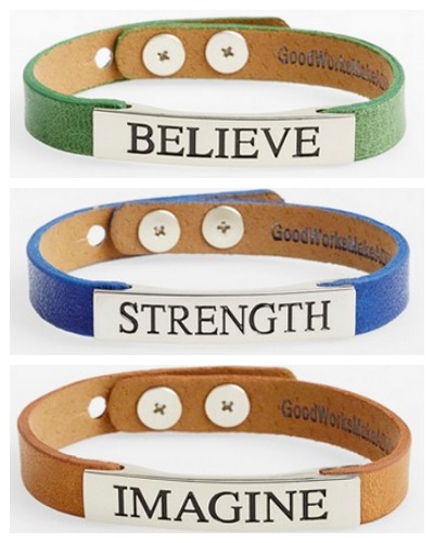 Believe-Strength-Imagine-bracelets