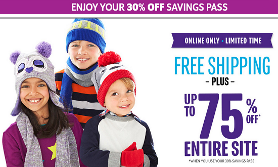 Childrens Place - free shipping 10-27-14