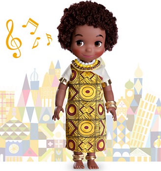 Its a small world Kenya Singing Doll, 16 inch