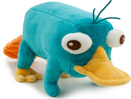 Perry Plush - Phineas and Ferb - Mini Bean Bag