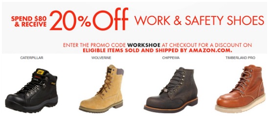 20% off Work and Safety Shoes