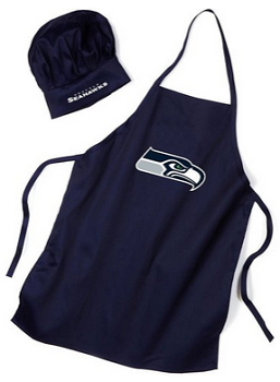 NFL Seattle Seahawks Chef Hat and Apron Set