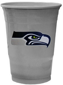 NFL Seattle Seahawks Game Day Cups, 18-Ounce, 24pk