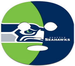 NFL Seattle Seahawks Game Day Face Temporary Tattoo