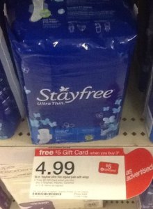 stayfree-pads-target-gift-card-november-2014