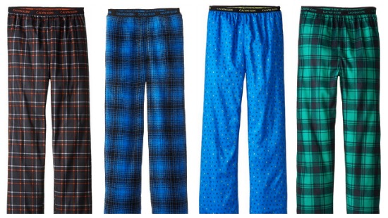 Amazon - Calvin Klein Boys PJ pants - as low as $6.74 (reg. $24), plus  other PJ deals
