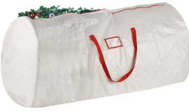 Elf Stor Premium White Holiday Christmas Tree Storage Bag, Large, 30x60 Bag