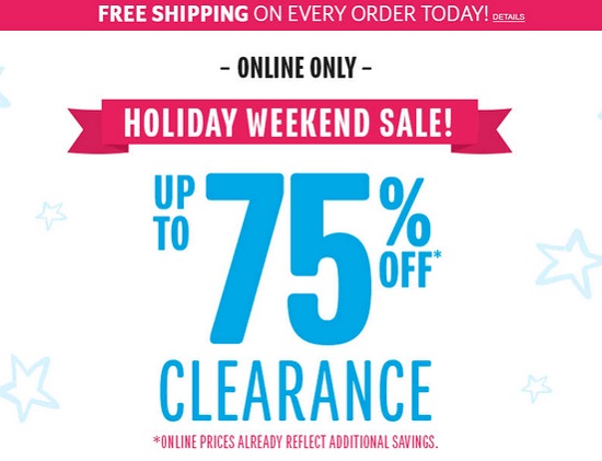 Childrens Place - free shipping 1-14-15