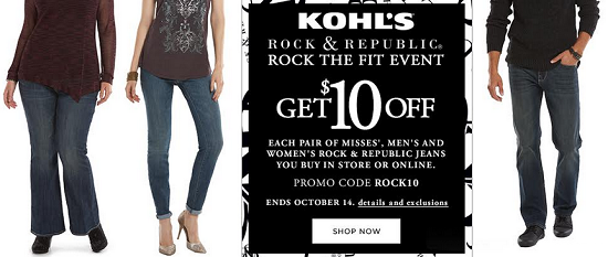 Kohls - Rock and Republic Jeans