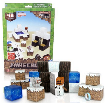 Minecraft Papercraft Snow Set