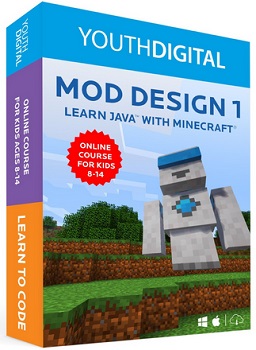 Mod Design 1 - Kids Ages 8-14 Learn to Code in Java with Minecraft (PC & Mac)