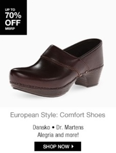 6pm - Euro style comfort shoes