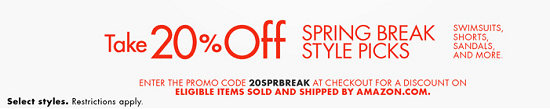 Amazon - Spring Break Styles