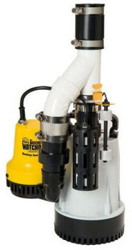 Basement Watchdog 1-3 HP Combination Unit with Emergency Backup Sump Pump System