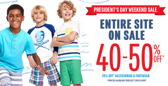 Childrens Place - Presidents Day Sale