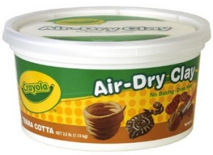 Crayola Terra Cotta Air Dry Clay 2.5 lb Bucket