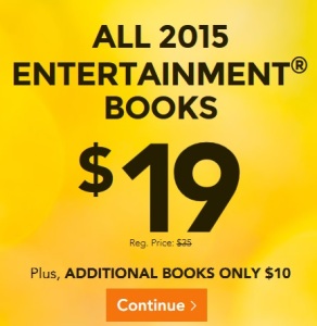 Entertainment Books - 19 dollars