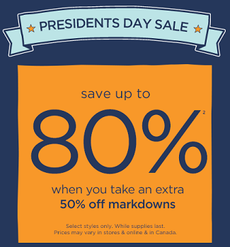 Gymboree - Presidents Day 80 percent