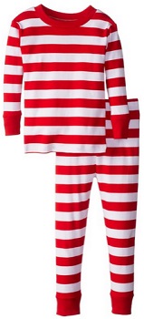 New Jammies Little Boys Organic Pajama Rw Classic Stripes