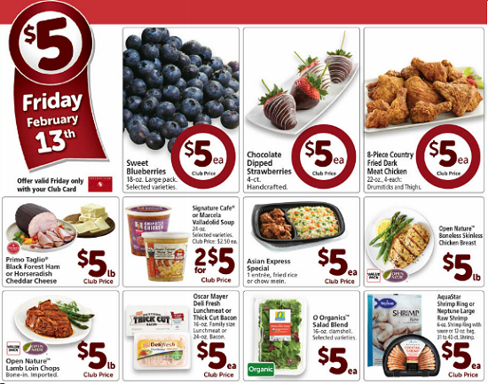 Safeway $5 Friday - Save on Campbell's Condensed Soups, Quaker products,  Pepsi, Blueberries + more!