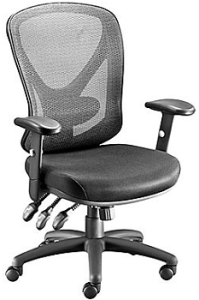 Staples Carder Mesh Office Chair, Black