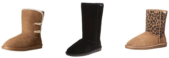 Womens Bearpaw and Willowbee Cozy Boots
