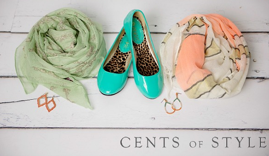 Cents of Style - Peach and Mint